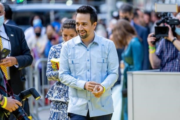 Lin-Manuel Miranda arrives to "In The Heights