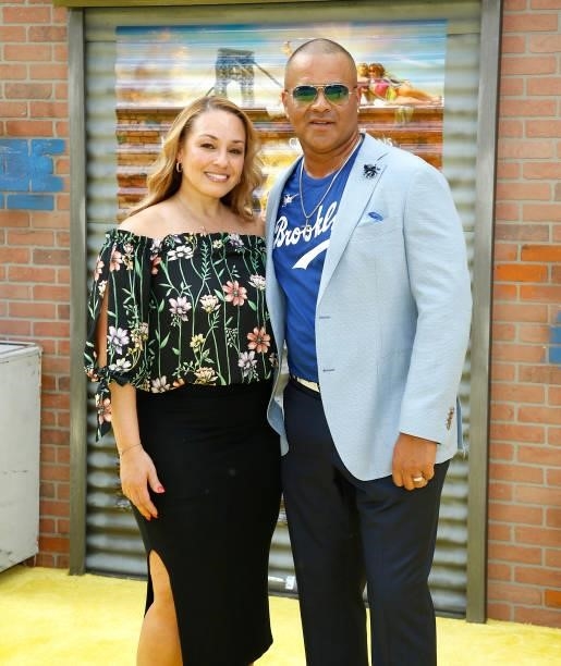 Veronica Jackson and Christopher Jackson attend "In The Heights