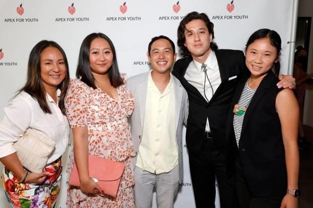 Sandra Kay, Laura Reddy, Kai Gayoso, Sam Masaru Sekoff and Lacy Lew Nguyen Wright attend the APEX for Youth 29th annual Inspiration Awards on June...