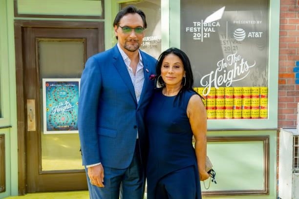 Jimmy Smits and Wanda De Jesus attend "In The Heights