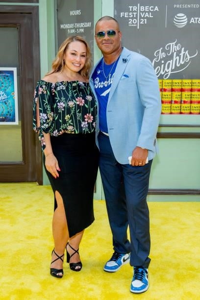 Veronica Jackson and Christopher Jackson attend "In The Heights