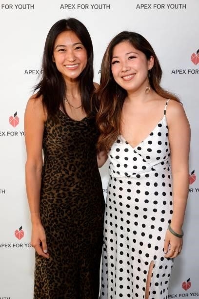 Janet Wang and Melody Cheng attend the APEX for Youth 29th annual Inspiration Awards on June 09, 2021 in Beverly Hills, California.