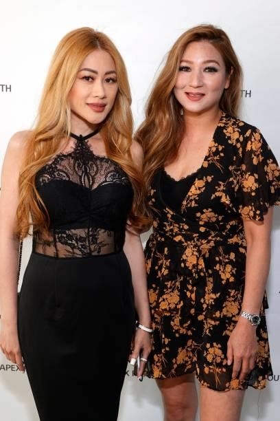 Anna Pham and Lydia Marcos attend the APEX for Youth 29th annual Inspiration Awards on June 09, 2021 in Beverly Hills, California.