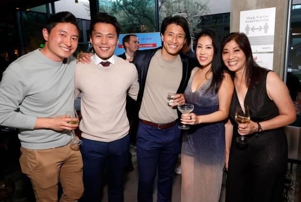 Andrew Ge, John Harlan Kim, Kane Lieu, Nicki Sun attend the APEX for Youth 29th annual Inspiration Awards on June 09, 2021 in Beverly Hills,...