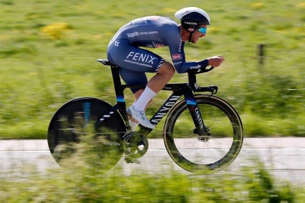Dries De Bondt of Belgium and Team Alpecin-Fenix during the 90th Baloise Belgium Tour 2021, Stage 2 a 11,2km Individual Time Trial stage from...