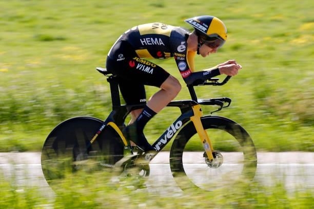 Finn Fisher-Black of New Zealand and Team Jumbo - Vismaduring the 90th Baloise Belgium Tour 2021, Stage 2 a 11,2km Individual Time Trial stage from...