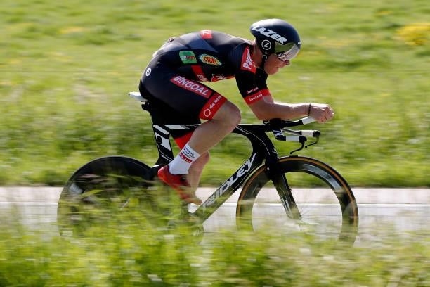 Laurens Sweeck of Belgium and Team Pauwels Sauzen - Bingoal during the 90th Baloise Belgium Tour 2021, Stage 2 a 11,2km Individual Time Trial stage...