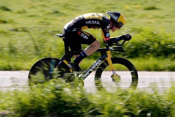 Pascal Eenkhoorn of Netherlands and Team Jumbo - Visma during the 90th Baloise Belgium Tour 2021, Stage 2 a 11,2km Individual Time Trial stage from...