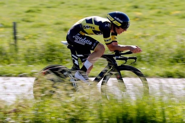 Gianni Marchand of Belgium and Team Tarteletto - Isorex during the 90th Baloise Belgium Tour 2021, Stage 2 a 11,2km Individual Time Trial stage from...