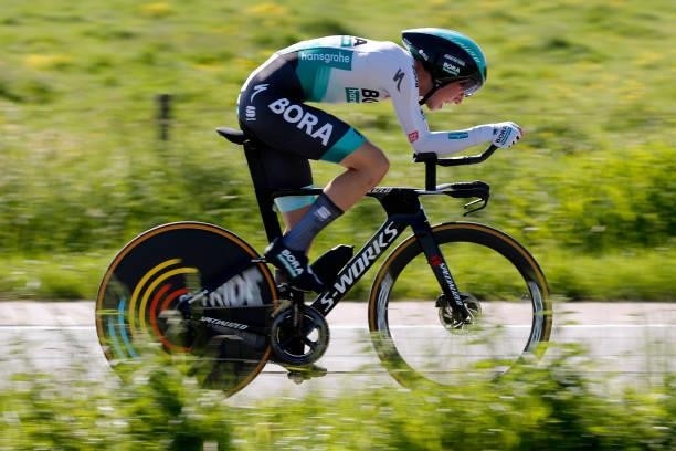 Ide Schelling of Netherlands and Team Bora - Hansgrohe during the 90th Baloise Belgium Tour 2021, Stage 2 a 11,2km Individual Time Trial stage from...