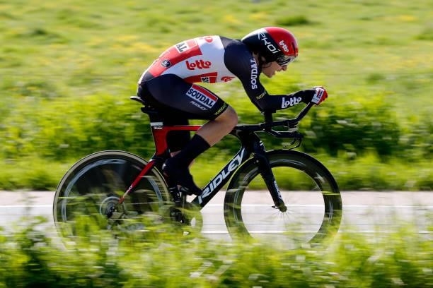 Jasper De Buyst of Belgium and Team Lotto Soudal during the 90th Baloise Belgium Tour 2021, Stage 2 a 11,2km Individual Time Trial stage from...
