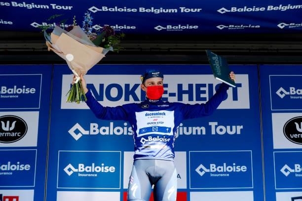 Remco Evenepoel of Belgium and Team Deceuninck - Quick-Step Blue leader jersey during the 90th Baloise Belgium Tour 2021, Stage 2 a 11,2km Individual...