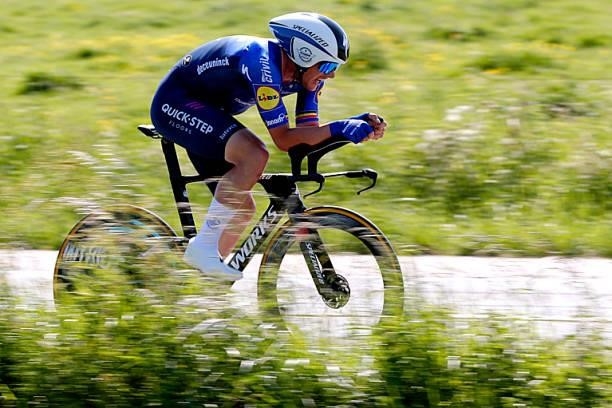 Yves Lampaert of Belgium and Team Deceuninck - Quick-Step during the 90th Baloise Belgium Tour 2021, Stage 2 a 11,2km Individual Time Trial stage...