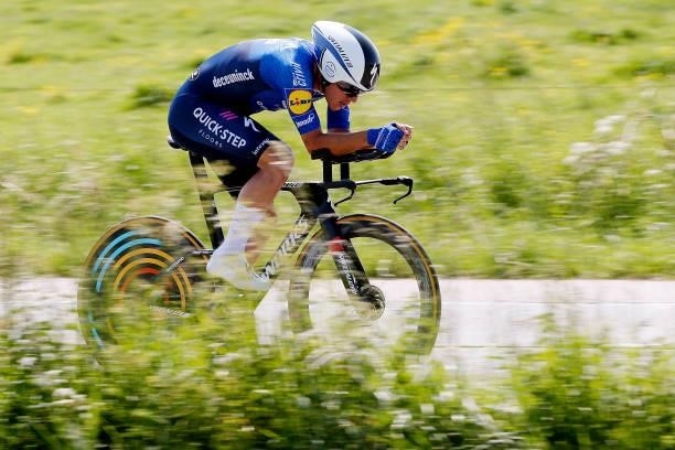 Davide Ballerini of Italy and Team Deceuninck - Quick-Step during the 90th Baloise Belgium Tour 2021, Stage 2 a 11,2km Individual Time Trial stage...