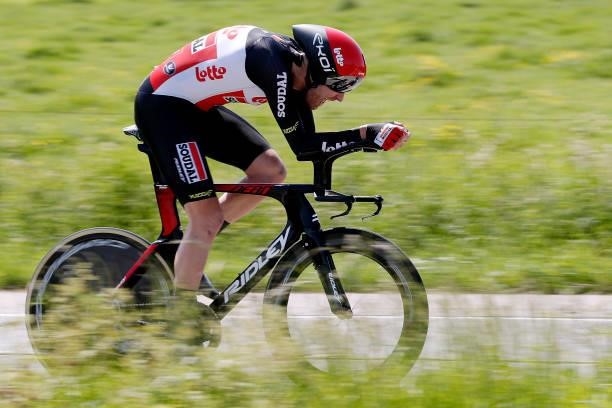Frederik Frison of Belgium and Team Lotto Soudal during the 90th Baloise Belgium Tour 2021, Stage 2 a 11,2km Individual Time Trial stage from...