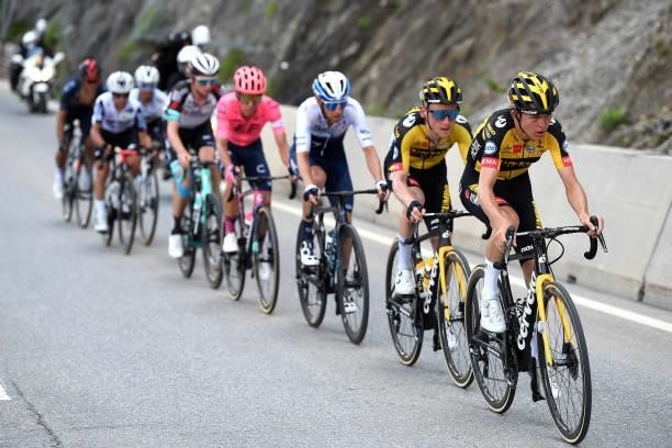 Antwan Tolhoek of Netherlands and Team Jumbo - Visma during the 84th Tour de Suisse 2021, Stage 5 a 175,2km stage from Gstaad to Leukerbad 1385m /...