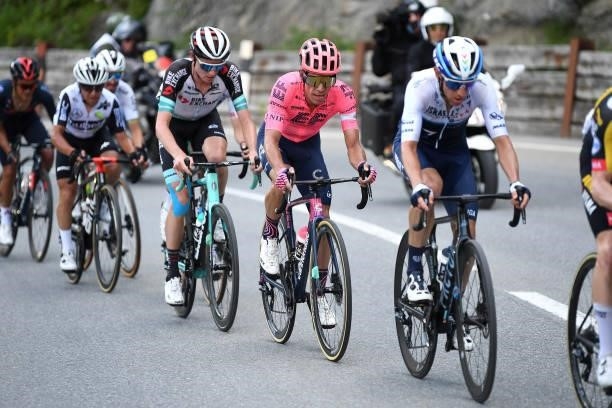 Rigoberto Uran Uran of Colombia and Team EF Education - Nippo during the 84th Tour de Suisse 2021, Stage 5 a 175,2km stage from Gstaad to Leukerbad...