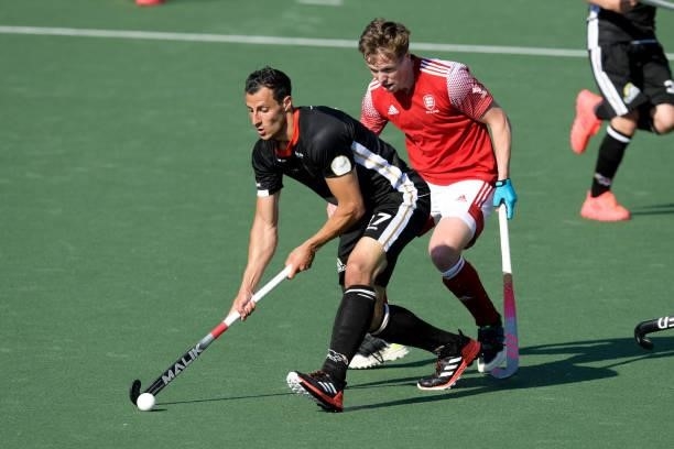 During the Euro Hockey Championships match between England and Germany at Wagener Stadion on June 10, 2021 in Amstelveen, Netherlands