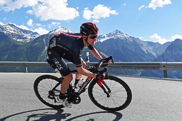 Eddie Dunbar of Ireland and Team INEOS Grenadiers during the 84th Tour de Suisse 2021, Stage 5 a 175,2km stage from Gstaad to Leukerbad 1385m /...