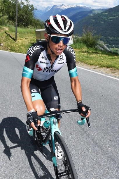 Johan Esteban Chaves Rubio of Colombia and Team Bikeexchange during the 84th Tour de Suisse 2021, Stage 5 a 175,2km stage from Gstaad to Leukerbad...