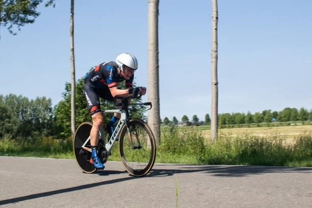 Toon Aerts of Belgium and Team Baloise Trek Lions competes during the 90th Baloise Belgium Tour 2021, Stage 2 a 11,2km Individual Time Trial stage...