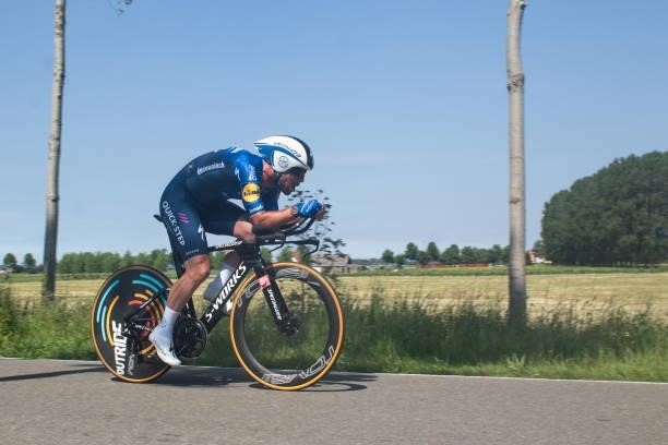 Mark Cavendish of Great Britain and Team Deceuninck-Quick-Step competes during the 90th Baloise Belgium Tour 2021, Stage 2 a 11,2km Individual Time...