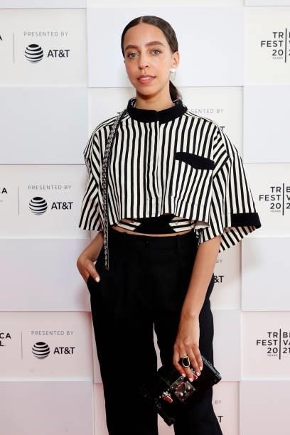 Hayley Law attends the 2021 Tribeca Festival Premiere of "Mark, Mary