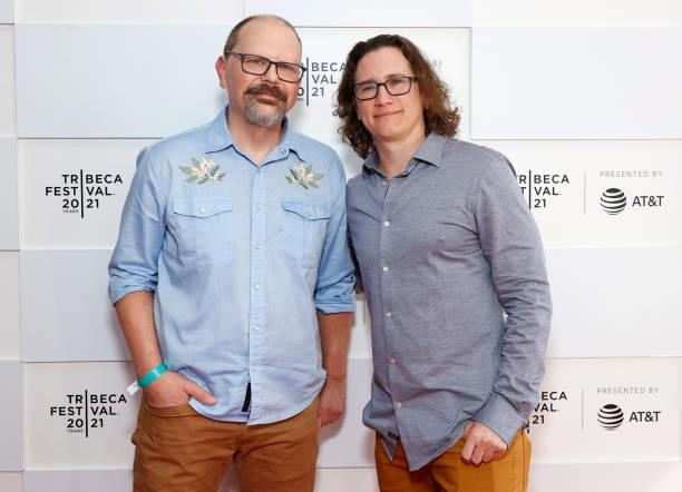 Kelly Williams and Jonathan Duffy attend the 2021 Tribeca Festival Premiere of "Mark, Mary