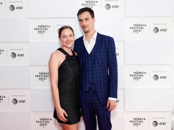 Peter Williams and guest attend the 2021 Tribeca Festival Premiere of "Mark, Mary