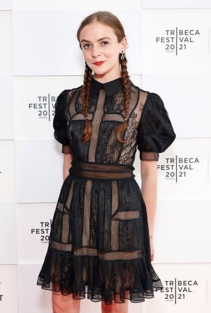 Morgan Saylor attends the 2021 Tribeca Festival Premiere of "Mark, Mary