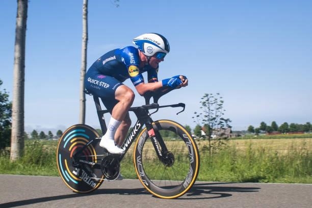 Yves Lampaert of Belgium and Team Deceuninck-Quick-Step competes during the 90th Baloise Belgium Tour 2021, Stage 2 a 11,2km Individual Time Trial...