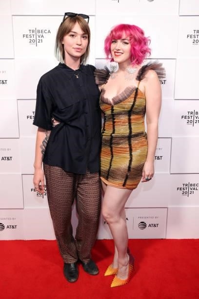Sylvie Mix and Bobbi Kitten attend the 2021 Tribeca Festival Premiere of "Poser