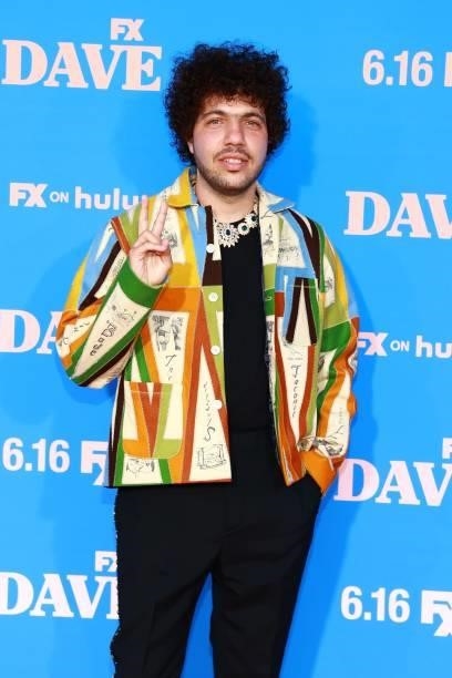 Benny Blanco attends FXX, FX and Hulu's Season 2 Red Carpet Premiere Of "Dave