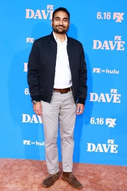 Luvh Rakhe attends FXX, FX and Hulu's Season 2 Red Carpet Premiere Of "Dave