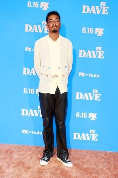 Travis 'Taco' Bennett attends FXX, FX and Hulu's Season 2 Red Carpet Premiere Of "Dave