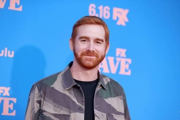Andrew Santino attends FXX, FX and Hulu's Season 2 Red Carpet Premiere Of "Dave