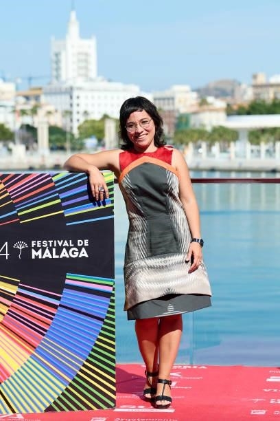 Director Claudia Pinto attends 'Las Consecuencias' photocall during the 24th Malaga Film Festival on June 11, 2021 in Malaga, Spain.