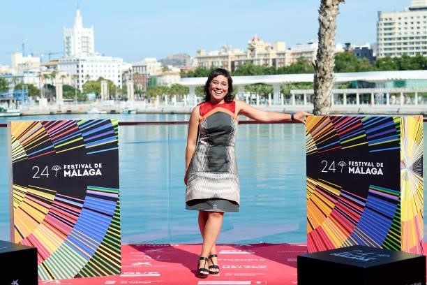 Director Claudia Pinto attends 'Las Consecuencias' photocall during the 24th Malaga Film Festival on June 11, 2021 in Malaga, Spain.