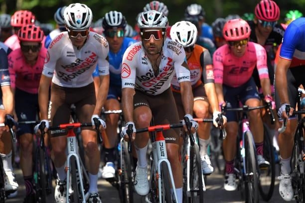Julien Duval of France and AG2R Citröen Team during the 45th La Route d'Occitanie - La Depeche Du Midi 2021, Stage 2 a 198,7km stage from...