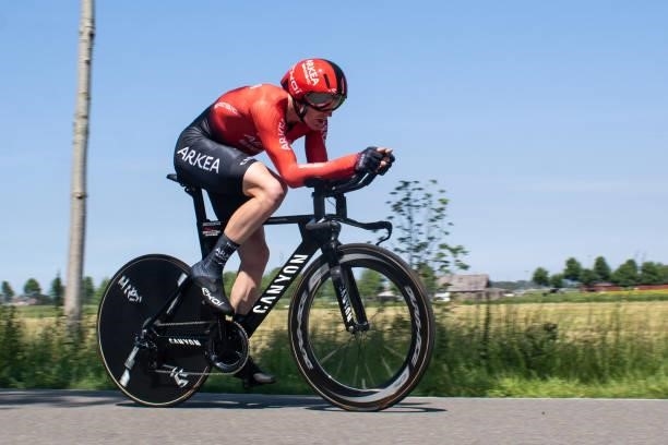 Christophe Noppe of Belgium and Team TEAM ARKEA - SAMSIC competes during the 90th Baloise Belgium Tour 2021, Stage 2 a 11,2km Individual Time Trial...