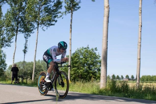 Erik Baska of Slovakia and Team BORA - HANSGROHE competes during the 90th Baloise Belgium Tour 2021, Stage 2 a 11,2km Individual Time Trial stage...
