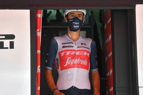 Juan Pedro López of Spain and Team Trek - Segafredoat start during the 45th La Route d'Occitanie - La Depeche Du Midi 2021, Stage 2 a 198,7km stage...
