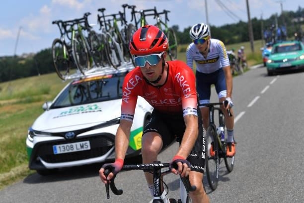 Elie Gesbert of France and Team Arkéa - Samsic during the 45th La Route d'Occitanie - La Depeche Du Midi 2021, Stage 2 a 198,7km stage from...