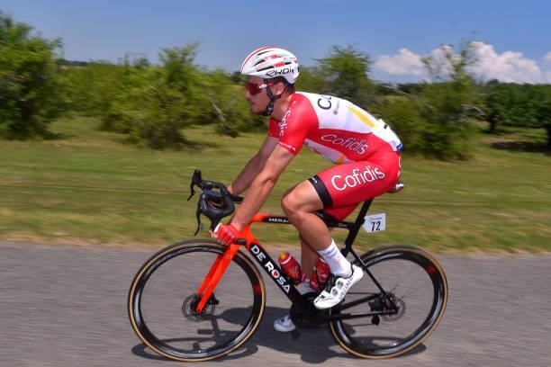André Rodrigues De Carvalho of Portugal and Team Cofidis during the 45th La Route d'Occitanie - La Depeche Du Midi 2021, Stage 2 a 198,7km stage from...