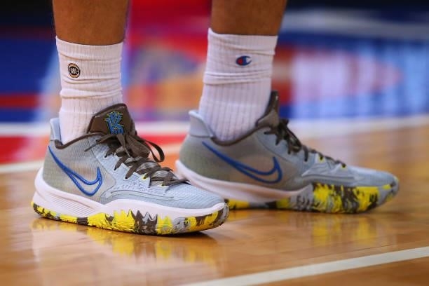 The shoes of Sam McDaniel of United are seen during game one of the NBL Semi-Final Series between Melbourne United and the South East Melbourne...
