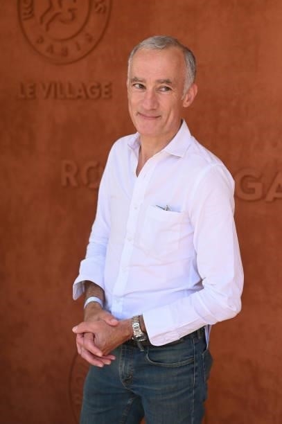 Gilles Bouleau attends the French Open 2021 at Roland Garros on June 11, 2021 in Paris, France.