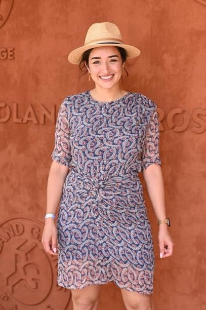 Shirine Boutella attends the French Open 2021 at Roland Garros on June 11, 2021 in Paris, France.