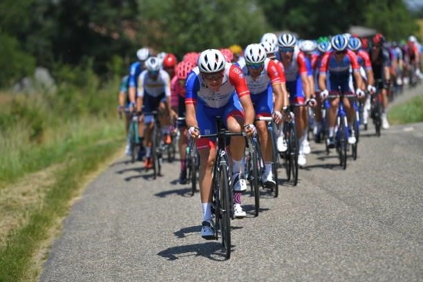 Clement Davy of France and Team Groupama - FDJ during the 45th La Route d'Occitanie - La Depeche Du Midi 2021, Stage 2 a 198,7km stage from...