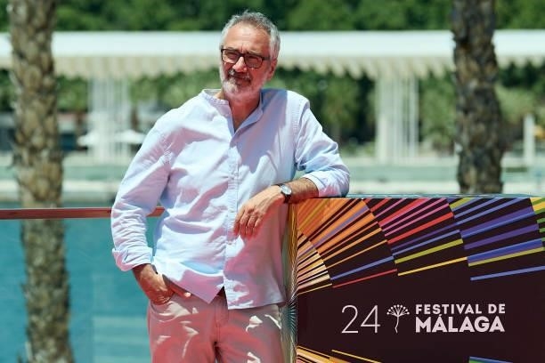 Director Javier Fesser attends 'Historias LAmentables' photocall during the 24th Malaga Film Festival on June 11, 2021 in Malaga, Spain.