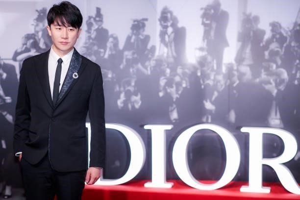 Actor Huang Xuan attends opening ceremony of the 24th Shanghai International Film Festival at Shanghai Grand Theatre on June 11, 2021 in Shanghai,...